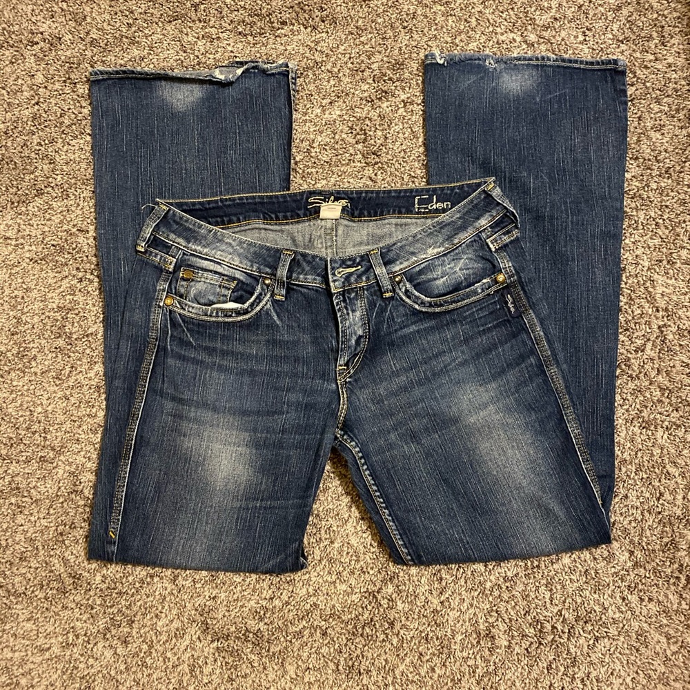 Silver Eden Flare Jeans